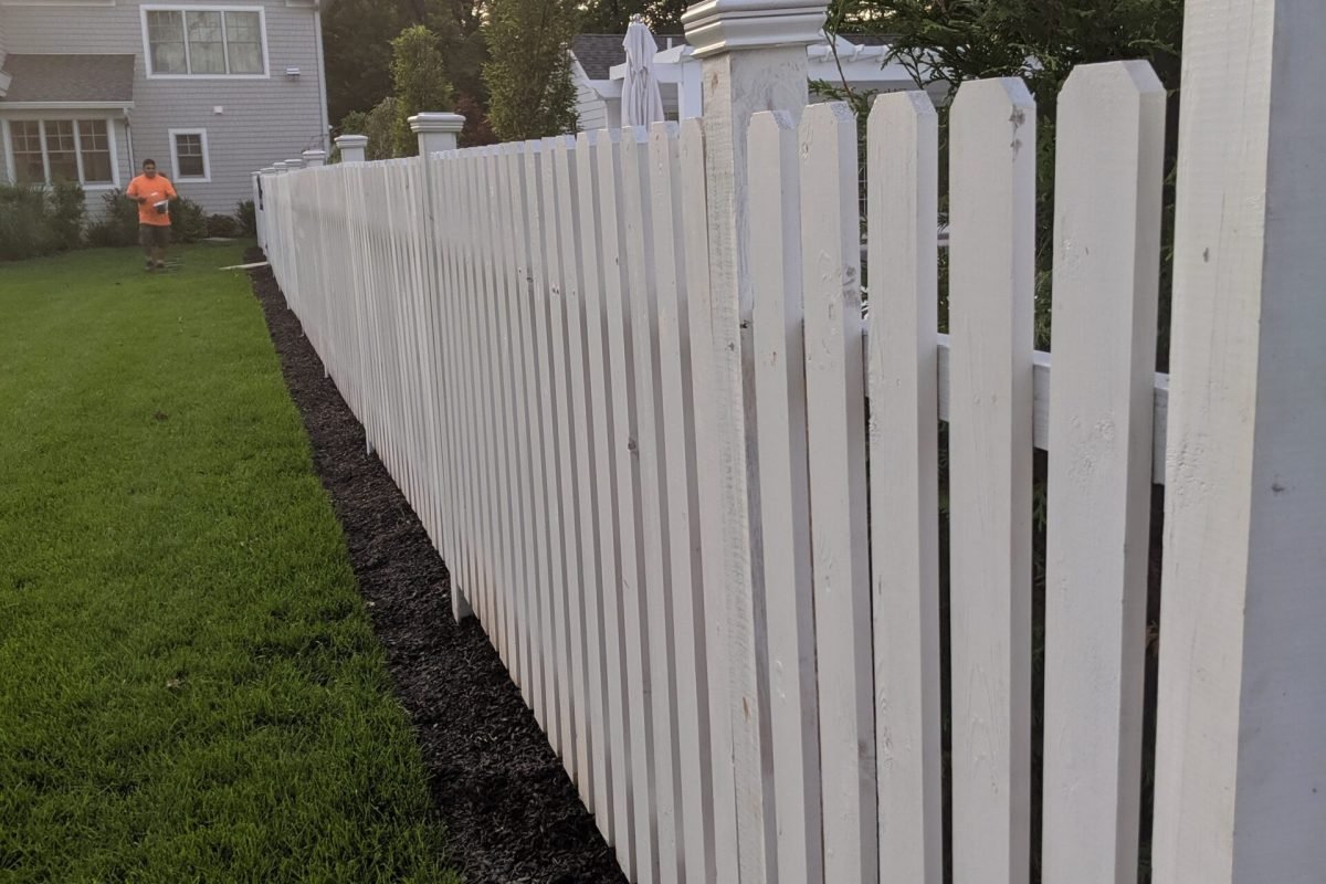 Semi Privacy Wood Fence